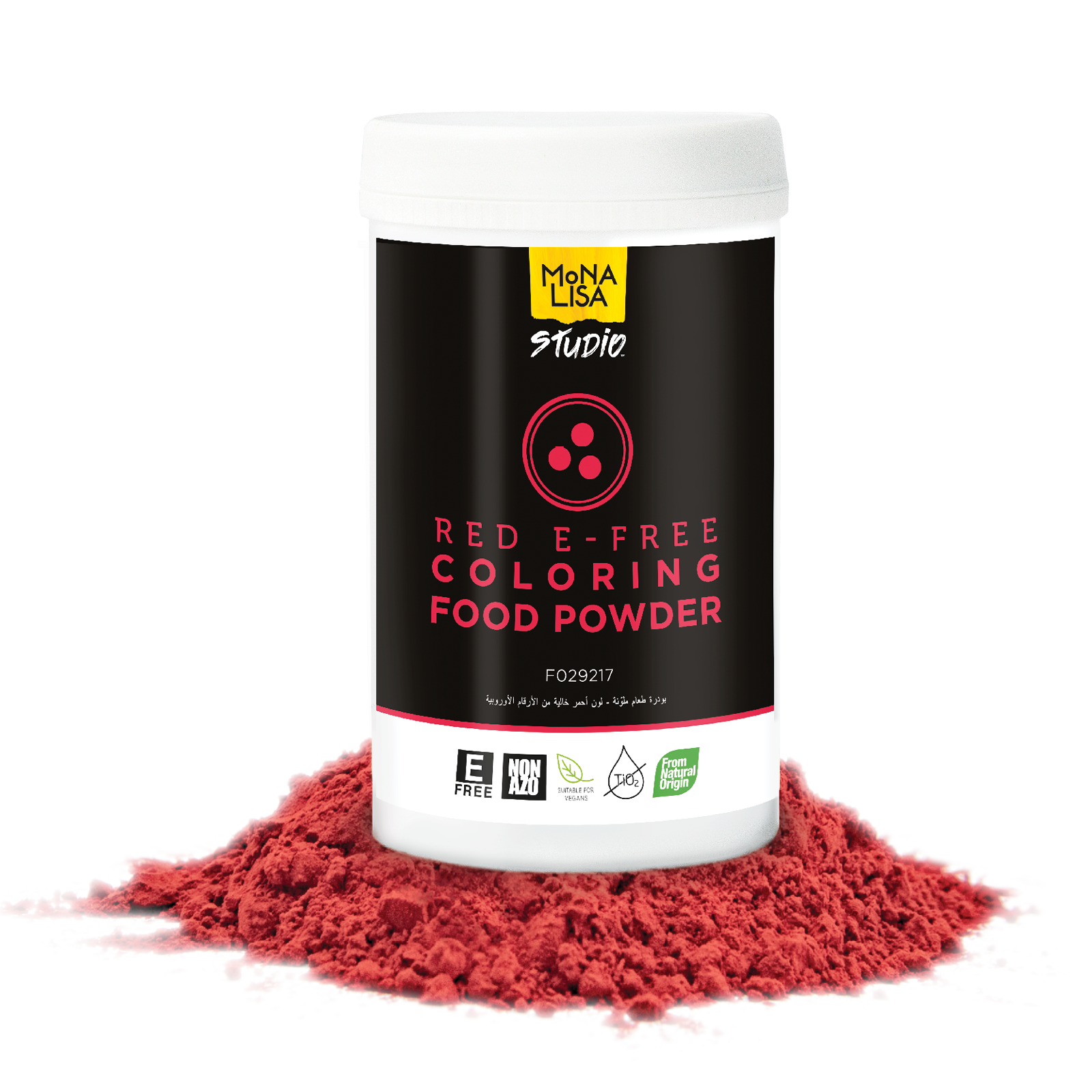 F029217 Colour Powder Red E-Free