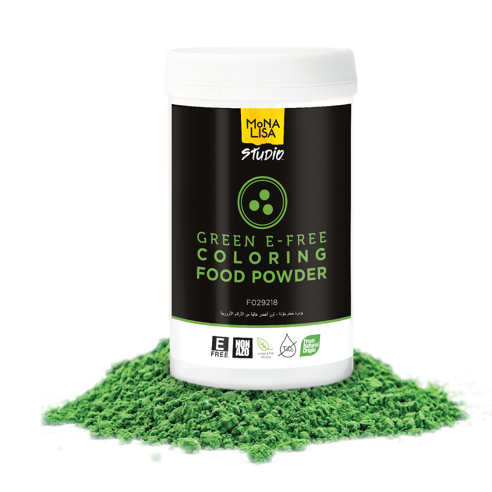 F029218 Colour Powder Green E-Free